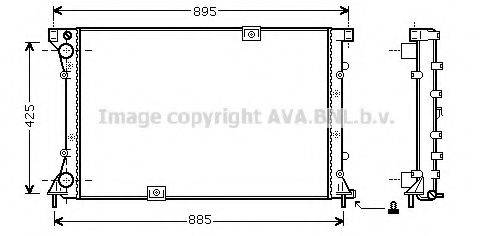 AVA QUALITY COOLING RT2313 Радіатор, охолодження двигуна