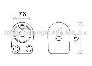 AVA QUALITY COOLING RT3607 масляний радіатор, моторне масло