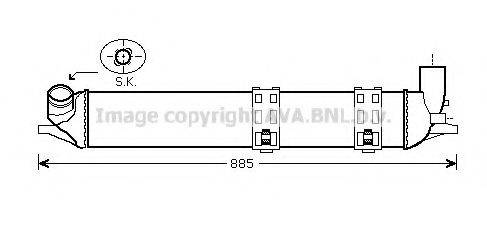 AVA QUALITY COOLING RT4463 Інтеркулер