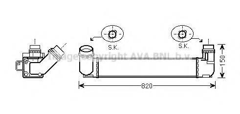 AVA QUALITY COOLING RT4564 Інтеркулер