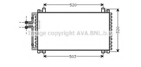 AVA QUALITY COOLING RT5183 Конденсатор, кондиціонер