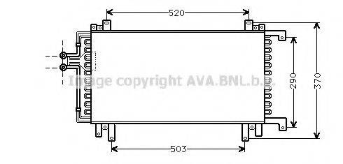 AVA QUALITY COOLING RT5184 Конденсатор, кондиціонер