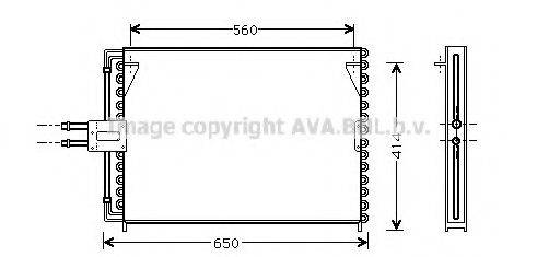 AVA QUALITY COOLING RT5189 Конденсатор, кондиціонер