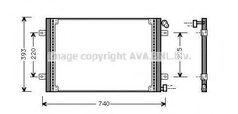 AVA QUALITY COOLING RT5234 Конденсатор, кондиціонер