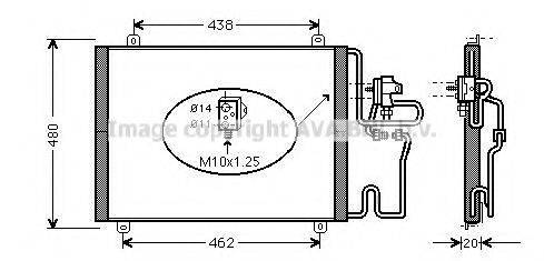 AVA QUALITY COOLING RT5246D Конденсатор, кондиціонер