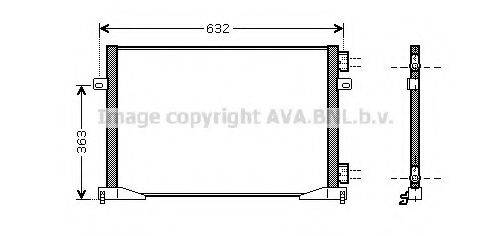 AVA QUALITY COOLING RT5339 Конденсатор, кондиціонер