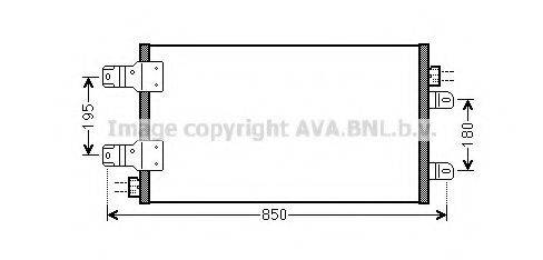 AVA QUALITY COOLING RT5443 Конденсатор, кондиціонер