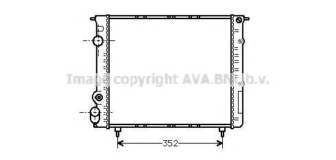 AVA QUALITY COOLING RTA2053 Радіатор, охолодження двигуна