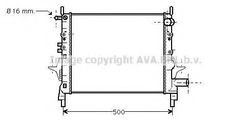 AVA QUALITY COOLING RTA2217 Радіатор, охолодження двигуна