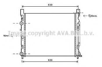 AVA QUALITY COOLING RTA2470 Радіатор, охолодження двигуна