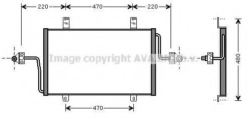 AVA QUALITY COOLING RTA5279 Конденсатор, кондиціонер