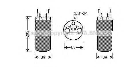 AVA QUALITY COOLING RTD555 Осушувач, кондиціонер