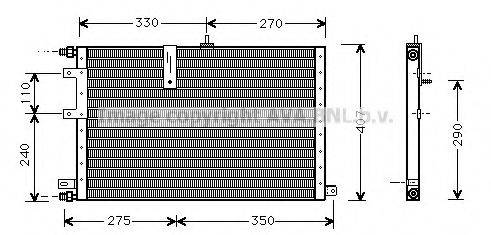 AVA QUALITY COOLING SB5033 Конденсатор, кондиціонер