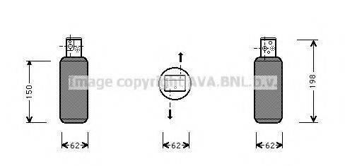 AVA QUALITY COOLING SBD044 Осушувач, кондиціонер