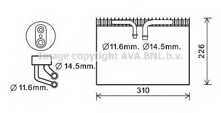 AVA QUALITY COOLING SBV072 Випарник, кондиціонер