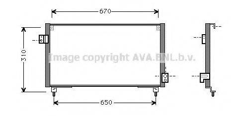 AVA QUALITY COOLING SU5031 Конденсатор, кондиціонер