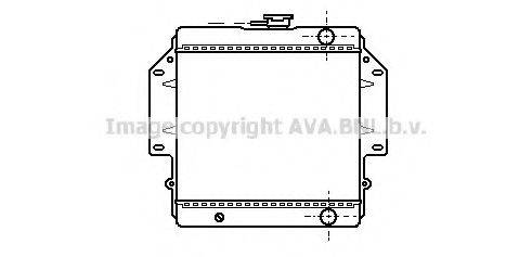 AVA QUALITY COOLING SZ2012 Радіатор, охолодження двигуна