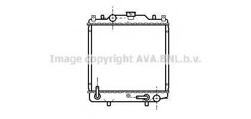 AVA QUALITY COOLING SZ2029 Радіатор, охолодження двигуна