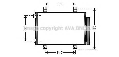 AVA QUALITY COOLING SZA5116D Конденсатор, кондиціонер