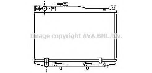 AVA QUALITY COOLING TO2096 Радіатор, охолодження двигуна