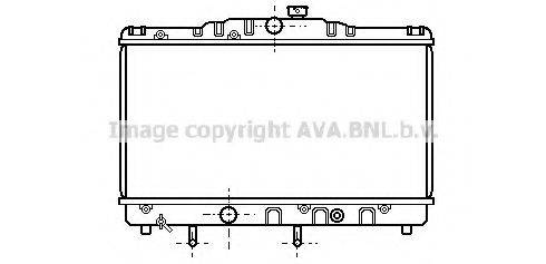 AVA QUALITY COOLING TO2116 Радіатор, охолодження двигуна