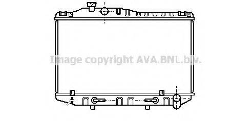 AVA QUALITY COOLING TO2121 Радіатор, охолодження двигуна