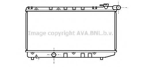 AVA QUALITY COOLING TO2124 Радіатор, охолодження двигуна