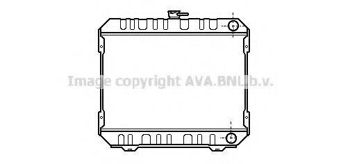 AVA QUALITY COOLING TO2131 Радіатор, охолодження двигуна