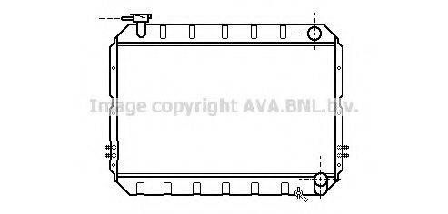 AVA QUALITY COOLING TO2217 Радіатор, охолодження двигуна