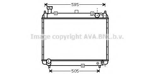 AVA QUALITY COOLING TO2233 Радіатор, охолодження двигуна