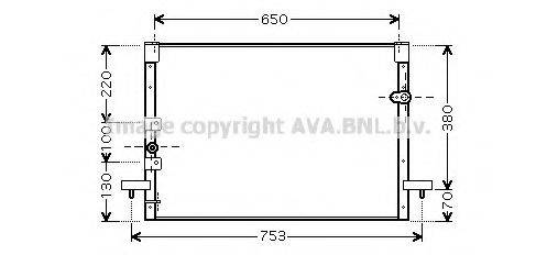 AVA QUALITY COOLING TO5213 Конденсатор, кондиціонер