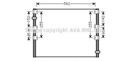 AVA QUALITY COOLING TO5278 Конденсатор, кондиціонер