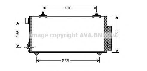 AVA QUALITY COOLING TO5381D Конденсатор, кондиціонер