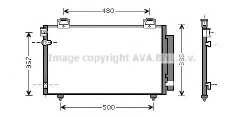 AVA QUALITY COOLING TO5392D Конденсатор, кондиціонер