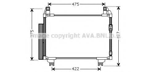 AVA QUALITY COOLING TO5497D Конденсатор, кондиціонер