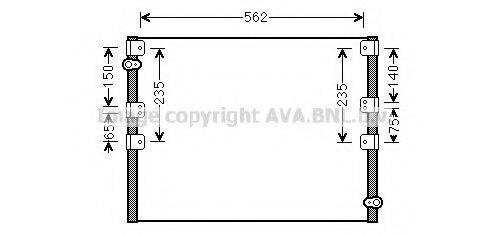 AVA QUALITY COOLING TO5605 Конденсатор, кондиціонер