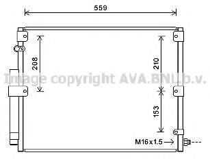 AVA QUALITY COOLING TO5617D Конденсатор, кондиціонер