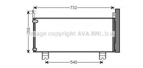 AVA QUALITY COOLING TO5660D Конденсатор, кондиціонер