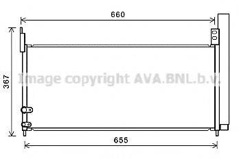 AVA QUALITY COOLING TO5692D Конденсатор, кондиціонер