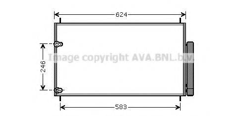 AVA QUALITY COOLING TOA5405D Конденсатор, кондиціонер