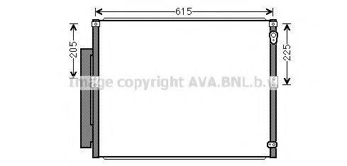 AVA QUALITY COOLING TOA5564D Конденсатор, кондиціонер