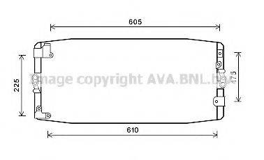 AVA QUALITY COOLING TOA5586 Конденсатор, кондиціонер