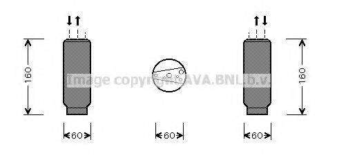 AVA QUALITY COOLING TOD024 Осушувач, кондиціонер