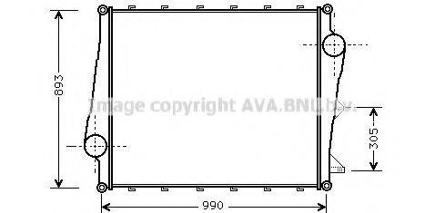 AVA QUALITY COOLING VL4022 Інтеркулер