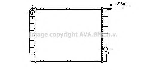 AVA QUALITY COOLING VO2145 Радіатор, охолодження двигуна