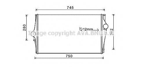 AVA QUALITY COOLING VO4151 Інтеркулер