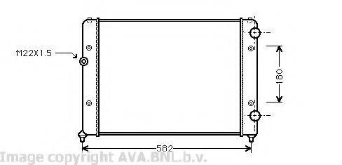 AVA QUALITY COOLING VW2119 Радіатор, охолодження двигуна