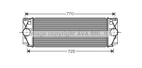 AVA QUALITY COOLING VW4267 Інтеркулер