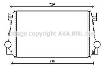 AVA QUALITY COOLING VW4371 Інтеркулер