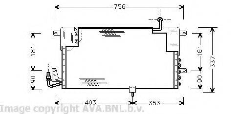 AVA QUALITY COOLING VW5141 Конденсатор, кондиціонер